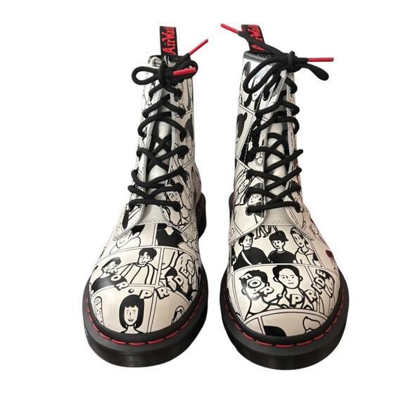 Dr. Martens 1460 Fuyuki Kanai Pride Boots Women’s Size 7 – Limited Edition - Picture 2 of 9